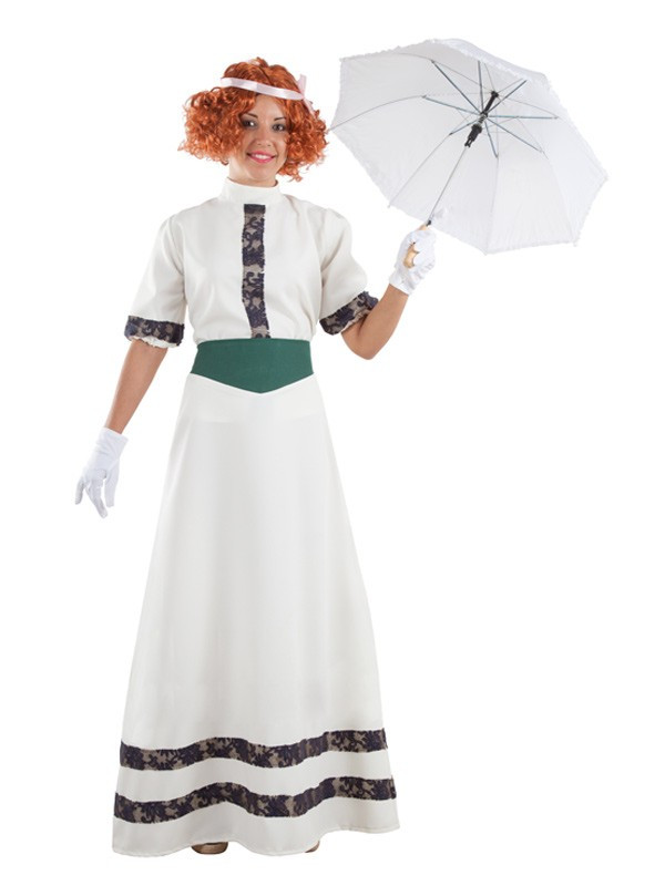 Disfraz de belle epoque para mujer