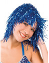 Peluca metalizada colores azul