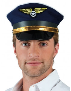 Gorra piloto de aviación