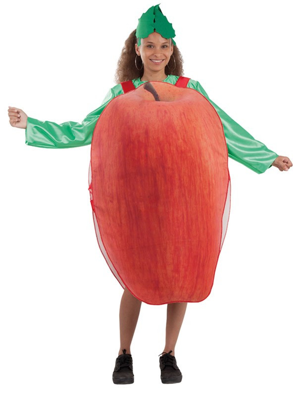 Disfraz de manzana para adulto