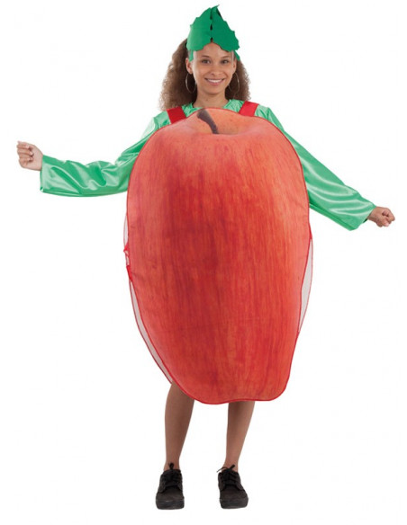 Disfraz de manzana para adulto