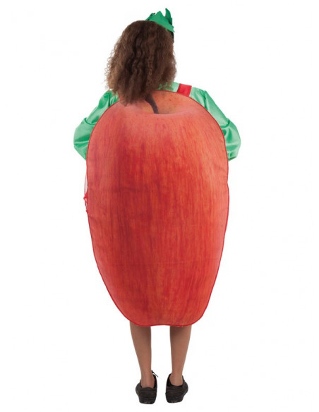 Disfraz de manzana para adulto