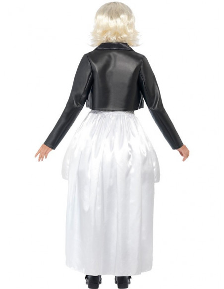 Disfraz Novia de Chucky para mujer trasera