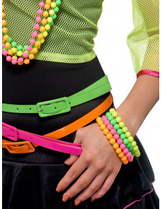 Pulseras de neon años 80