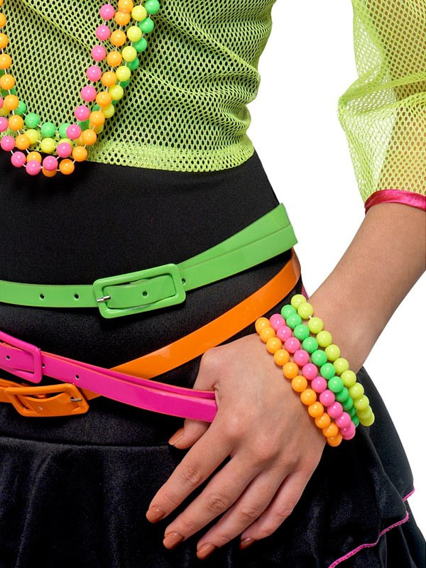 Pulseras de neon años 80