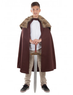 Capa de guerrero medieval infantil