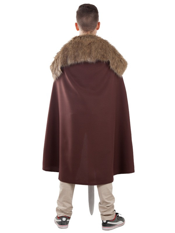 Capa de guerrero medieval infantil