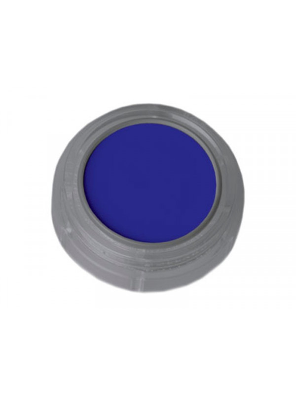 Maquillaje al agua fluor azul