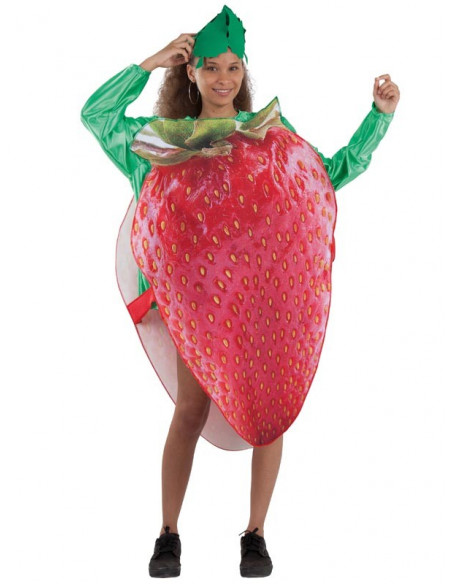 Disfraz de fresa para adulto