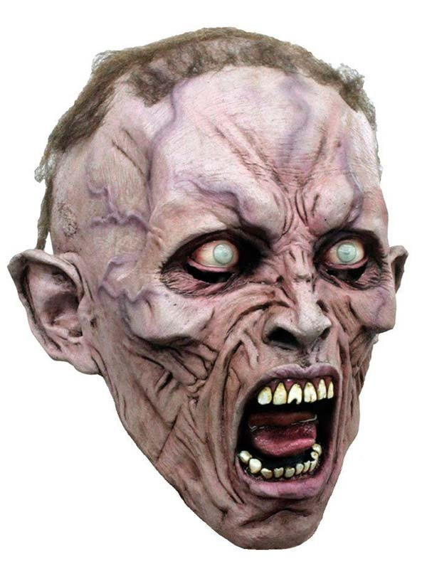 Mascara de Zombie con pelo Guerra Mundial Z