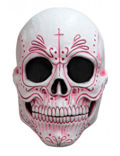 Mascara de Catrina Mexicana rosa