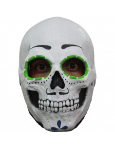 Mascara calavera catrin de latex