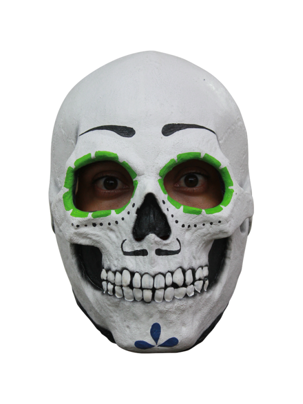 Mascara calavera catrin de latex