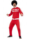 Disfraz chándal rojo años 80 hombre