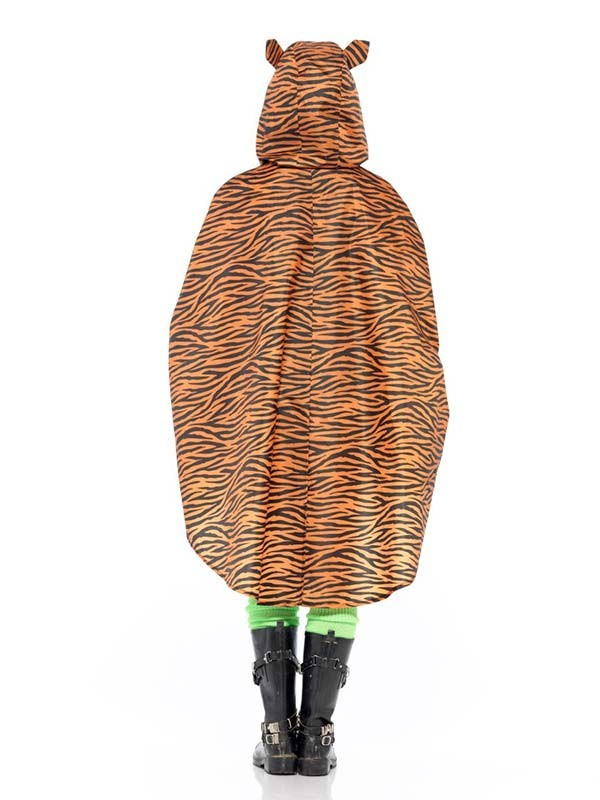 Chubasquero tigre party poncho trasera