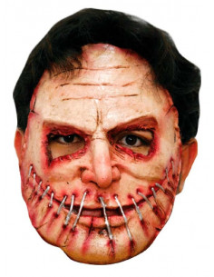 Máscara Serial Killer boca-cosida