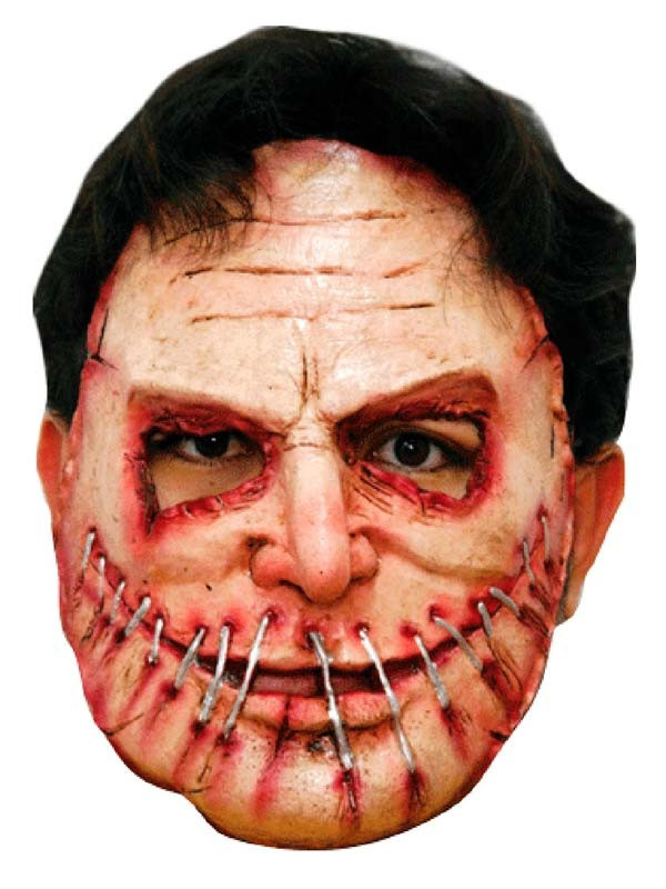Máscara Serial Killer boca-cosida