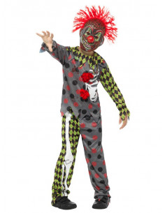 Disfraz de payaso arlequín para niño