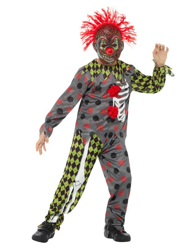 Disfraz de payaso arlequín para niño