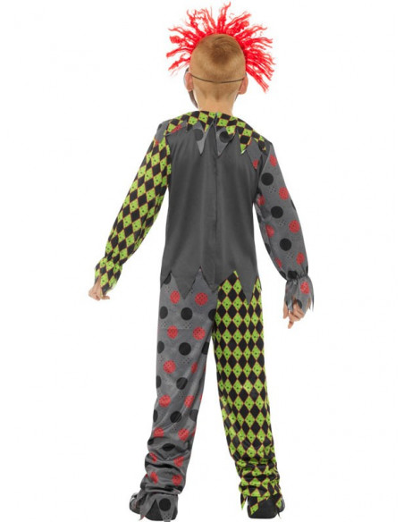 Disfraz de payaso arlequín para niño
