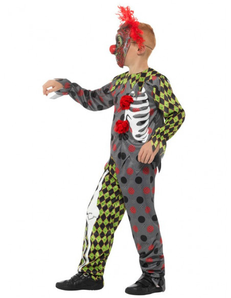 Disfraz de payaso arlequín para niño