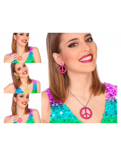Conjunto hippie bisutería
