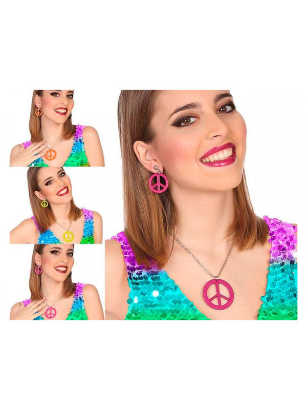 Conjunto hippie bisutería