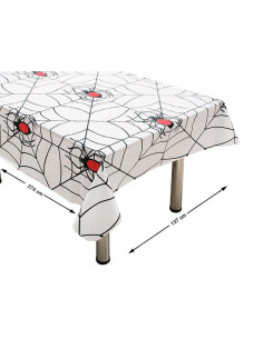 Mantel Halloween tela de araña