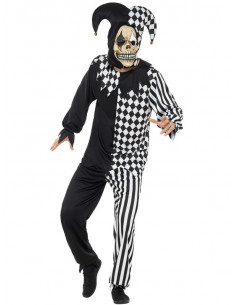 Disfraz arlequín malvado adulto