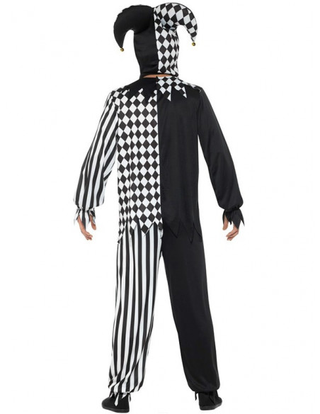 Disfraz arlequín malvado trasera