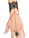 Pulsera gótica con anillo