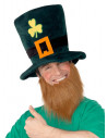 Sombrero San Patricio con barba hombre