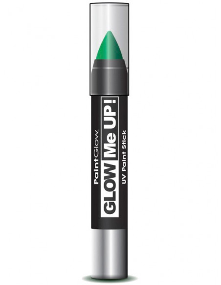 Cera fosforescente neón UV verde