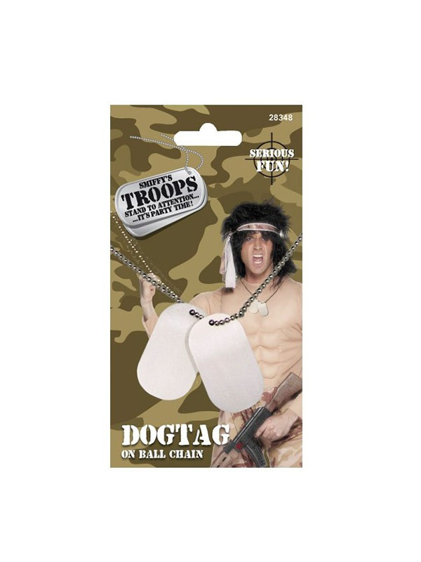 Placas militares identificativas envase