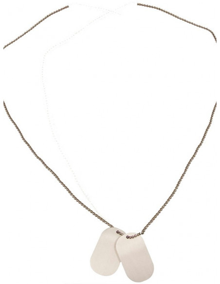 Placas militares identificativas collar