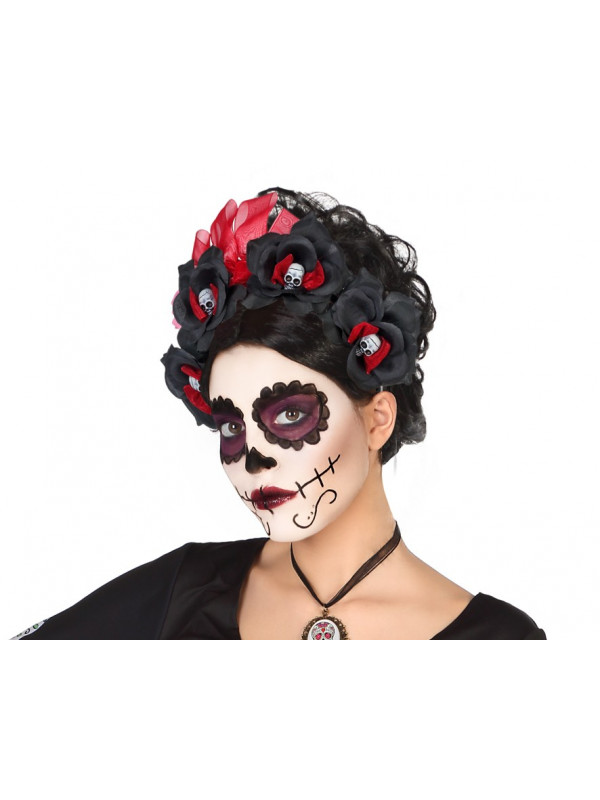 Diadema flores Catrina