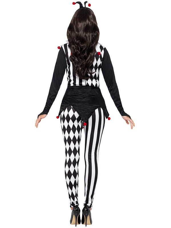 Disfraz arlequina trasera