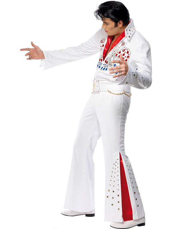 Traje Elvis para hombre lateral