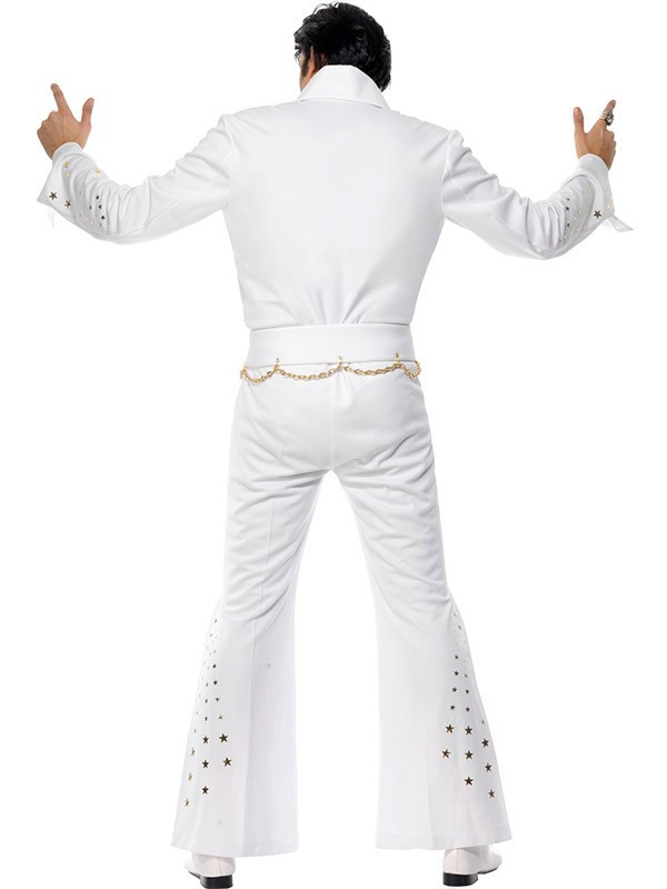 Traje Elvis para hombre trasera