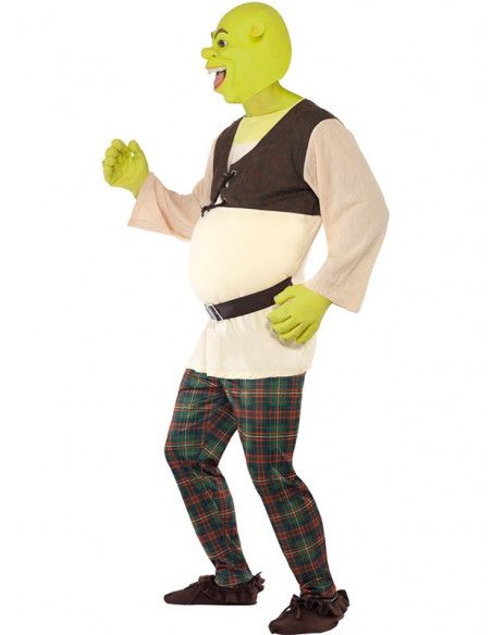 Disfraz Shrek para hombre lateral