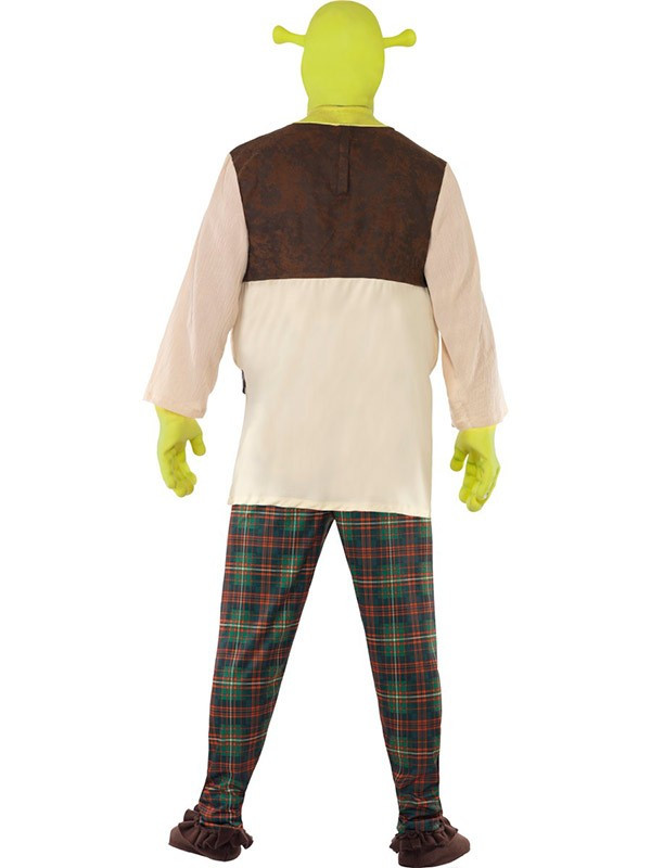 Disfraz Shrek para hombre trasera