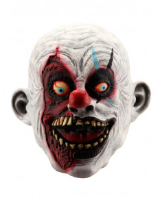 Mascara de payaso maldito con cicatrices