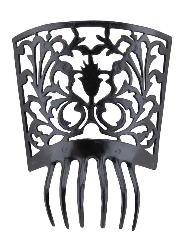 Peineta española grande negra