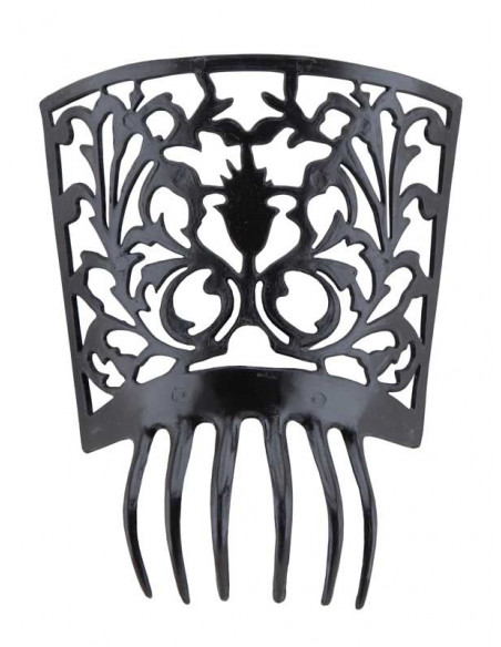 Peineta española grande negra