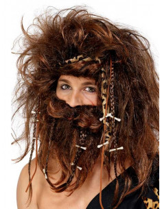 Peluca y barba de troglodita 2