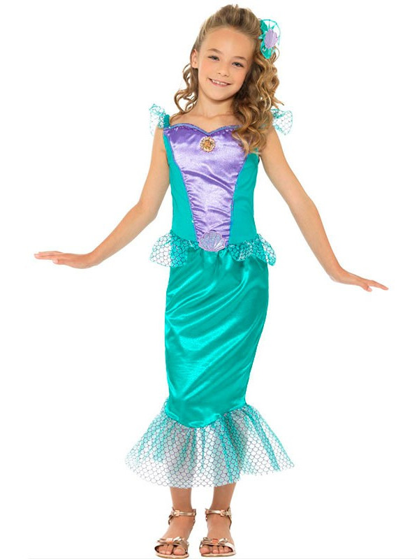 Disfraz sirenita deluxe para niña