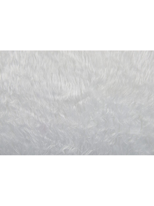 Tejido pelo largo copito blanco