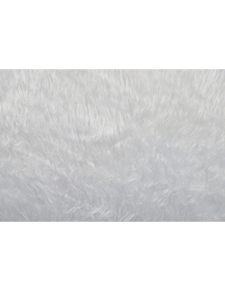 Tejido pelo largo copito blanco