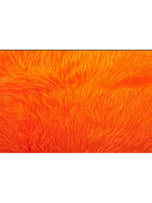 Tejido pelo largo copito naranja