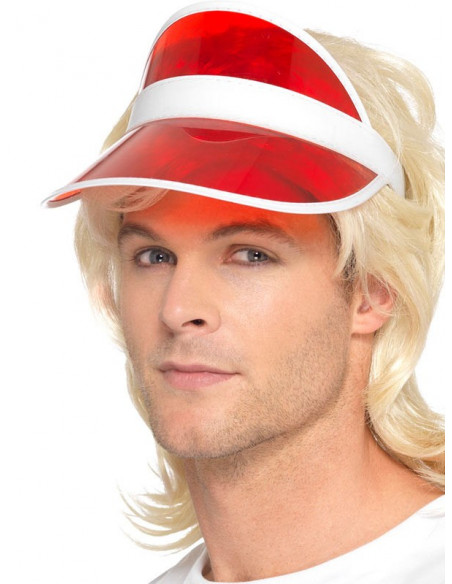 Visera años 80 rojo